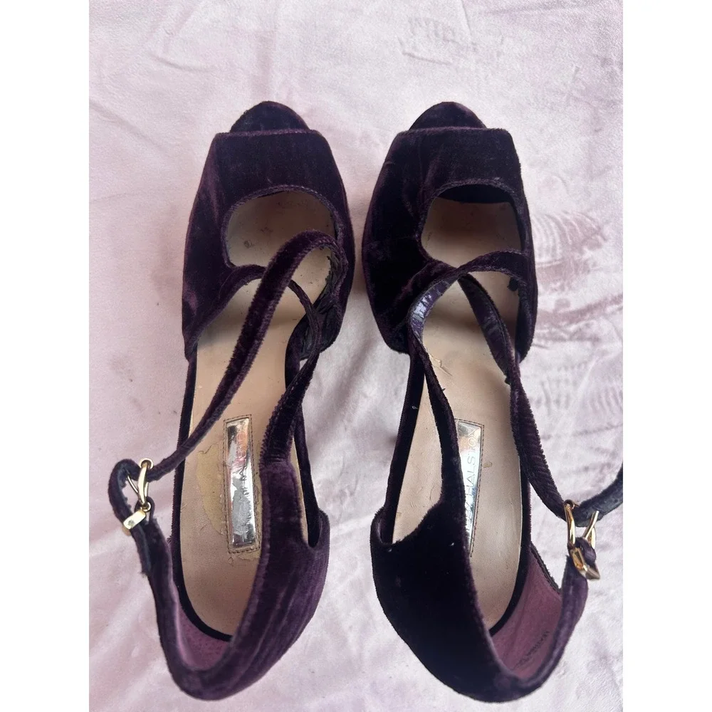 H by Halston Platform Heels Women's Size 8.5  Sequin Heel